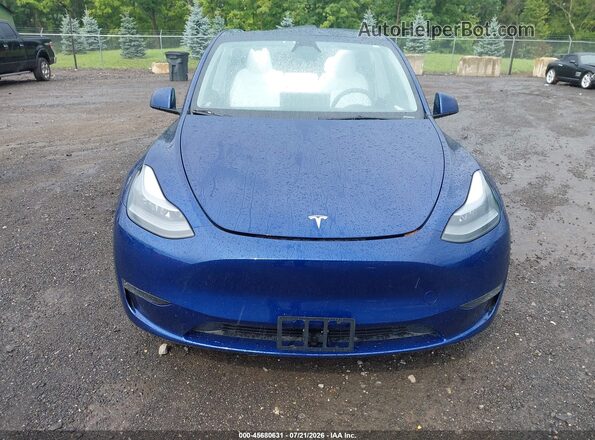 7SAYGDEF3RA268218 2024 TESLA MODEL Y Blue ხელსაწყოთა პანელის ხედი