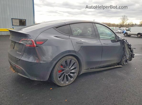 7SAYGDEF3RF155873 2024 TESLA MODEL Gray Rear right