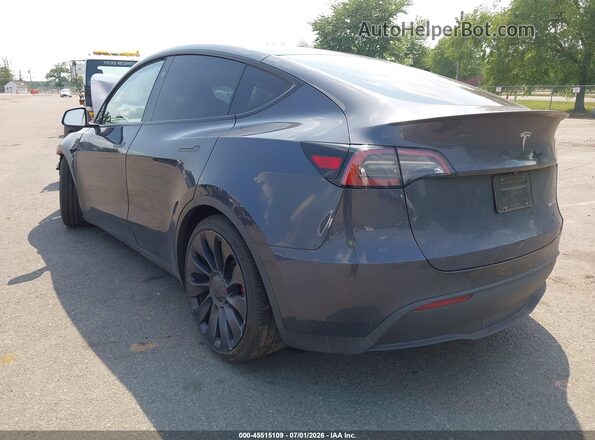 7SAYGDEF3SA345045 2025 TESLA MODEL Y Серый Задняя левая четверть