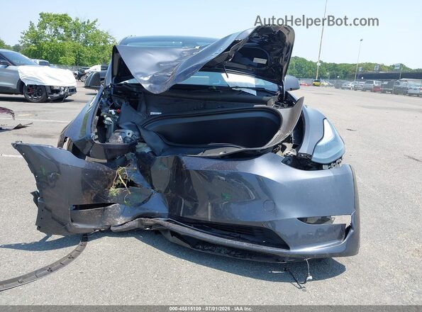 7SAYGDEF3SA345045 2025 TESLA MODEL Y Серый Вид сзади
