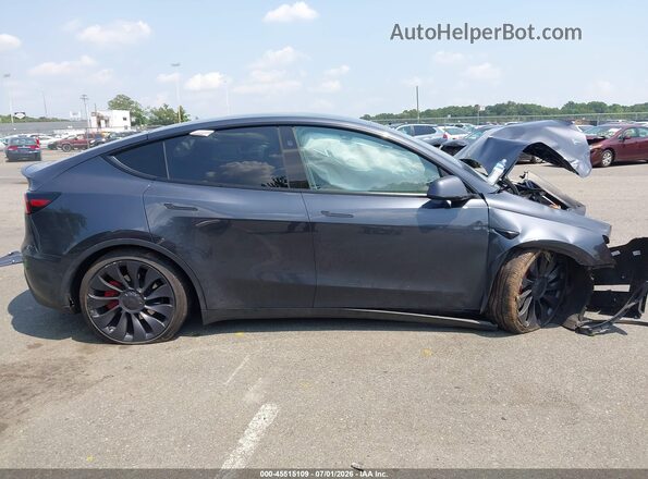 7SAYGDEF3SA345045 2025 TESLA MODEL Y Серый Вид панели приборов