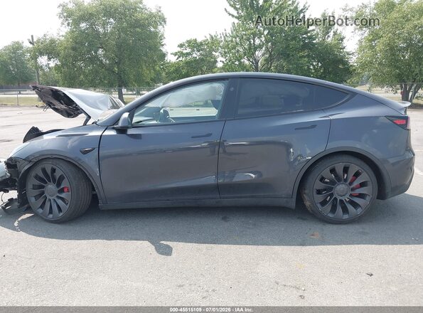 7SAYGDEF3SA345045 2025 TESLA MODEL Y Серый Вид щитка приборов