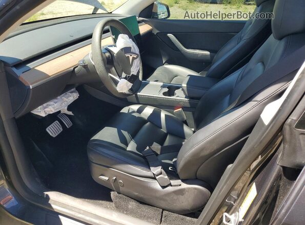 7SAYGDEF4NF383312 2022 TESLA MODEL Gray Front interior view
