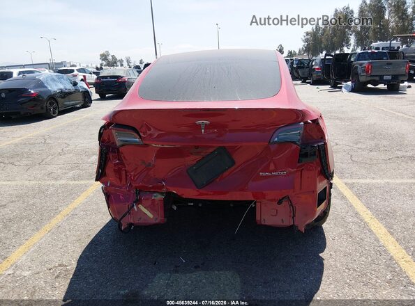 7SAYGDEF4PF606371 2023 TESLA MODEL Y Red 