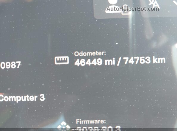 7SAYGDEF4PF640987 2023 TESLA MODEL Y Черный 