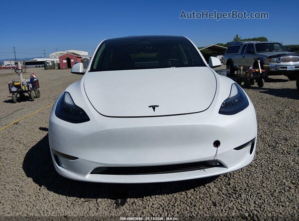 7SAYGDEF5NF396201 2022 TESLA MODEL Y White Սարքավորումների վահանակի տեսք