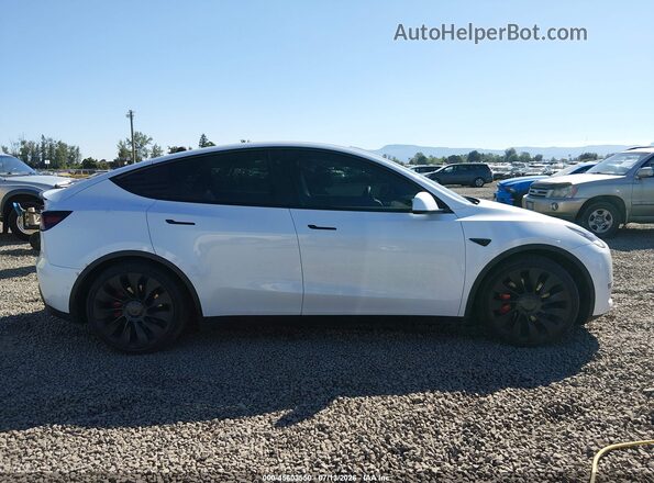 7SAYGDEF5NF396201 2022 TESLA MODEL Y White Սալոնի հետևի տեսք