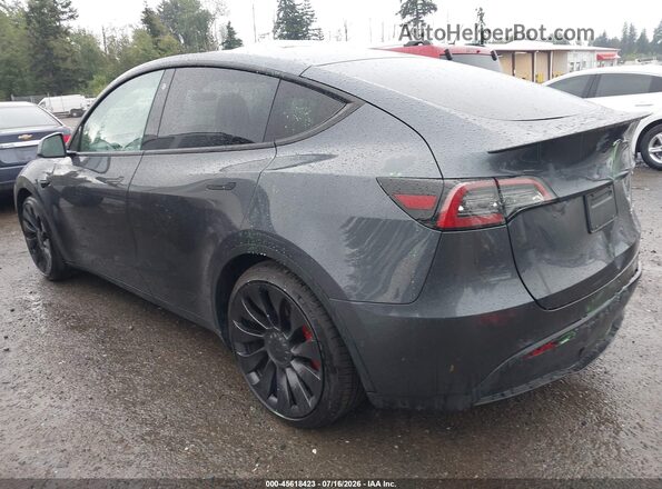 7SAYGDEF5NF397459 2022 TESLA MODEL Y Gray Հետևի ձախ