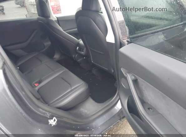 7SAYGDEF5NF397459 2022 TESLA MODEL Y Gray VIN կոդի պիտակի տեսք