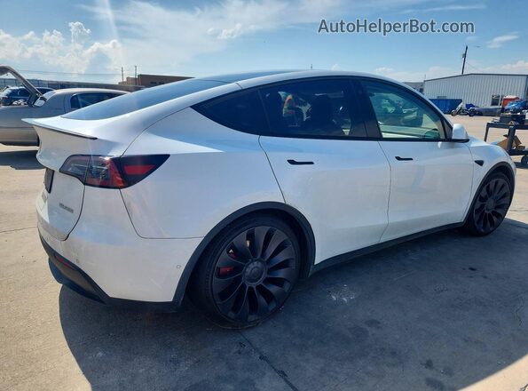 7SAYGDEF5NF552771 2022 TESLA MODEL Белый Задняя правая четверть