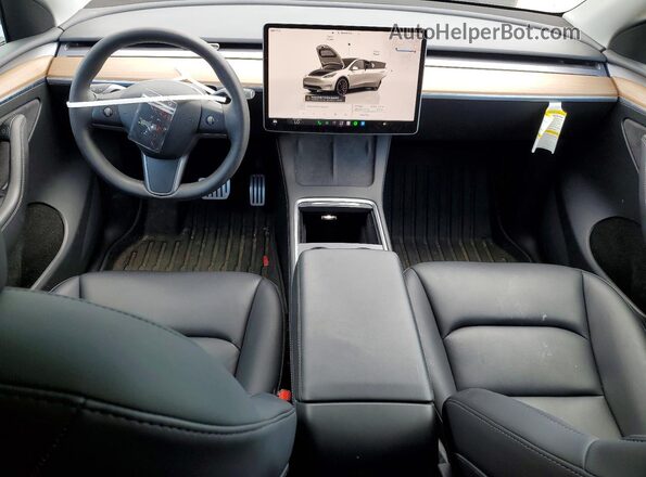7SAYGDEF5NF552771 2022 TESLA MODEL Белый Вид панели приборов