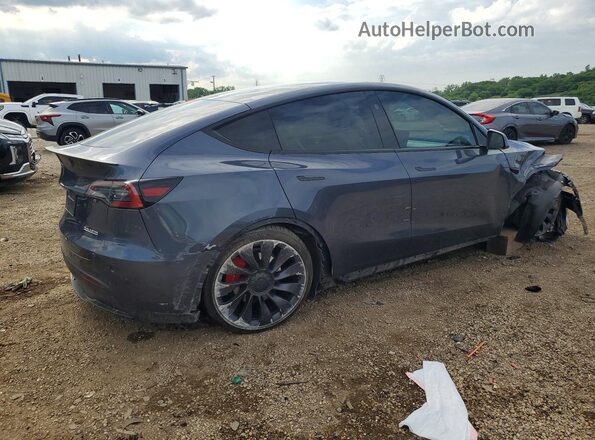 7SAYGDEF5PF909465 2023 TESLA MODEL Gray Հետևի աջ