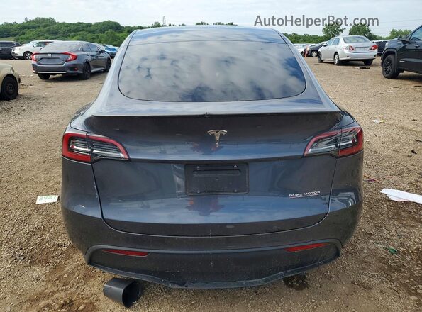 7SAYGDEF5PF909465 2023 TESLA MODEL Gray Հետևի տեսք