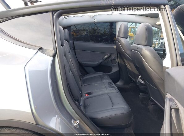 7SAYGDEF5RA309948 2024 TESLA MODEL Y Gray Vista de la etiqueta del VIN