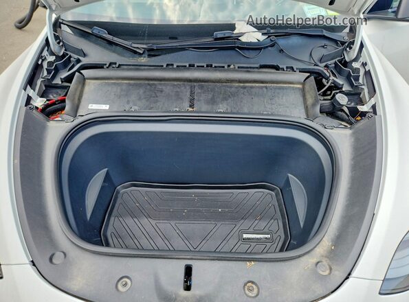 7SAYGDEF6NF308174 2022 TESLA MODEL White Vista interior trasera