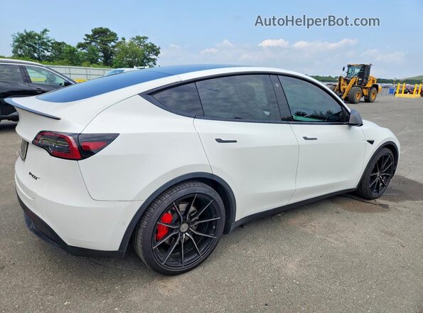 7SAYGDEF6NF308174 2022 TESLA MODEL White Trasero derecho