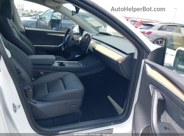 7SAYGDEF6PA049086 2023 TESLA MODEL Y White Սալոնի դիմացի տեսք