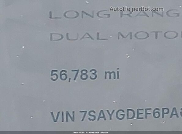7SAYGDEF6PA049086 2023 TESLA MODEL Y White Սալոնի 360 աստիճան տեսք