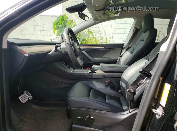 7SAYGDEF6PF666975 2023 TESLA MODEL Black Widok wnętrza z przodu