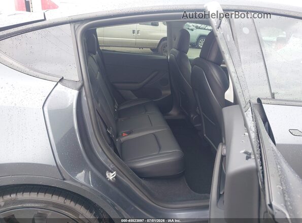 7SAYGDEF6PF668595 2023 TESLA MODEL Y Gray Widok naklejki z numerem VIN