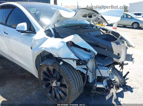 7SAYGDEF6PF822996 2023 TESLA MODEL Y White Панорамний вид салону 360°