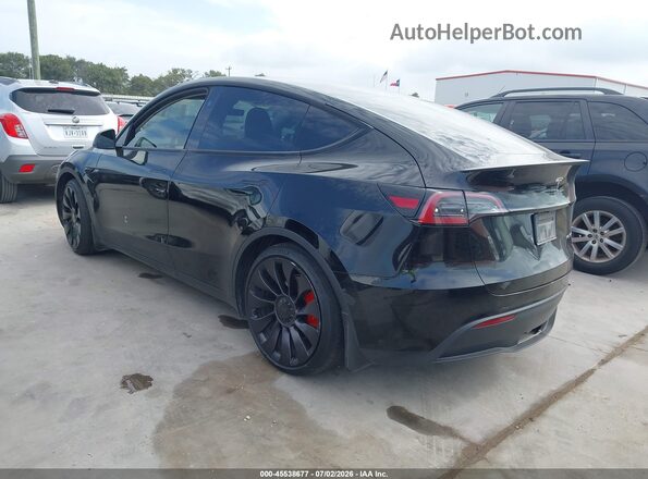 7SAYGDEF6PF895818 2023 TESLA MODEL Y Black Trasero izquierdo