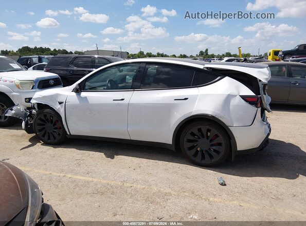 7SAYGDEF7NF307535 2022 TESLA MODEL Y Белый Вид задней части салона