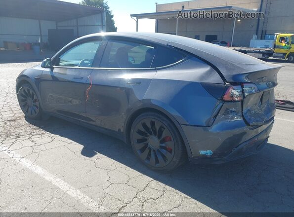 7SAYGDEF7NF346237 2022 TESLA MODEL Y Gray Trasero izquierdo