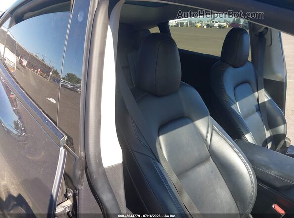 7SAYGDEF7NF346237 2022 TESLA MODEL Y Gray Vista de la etiqueta del VIN