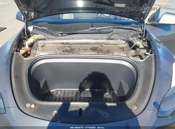 7SAYGDEF7NF346237 2022 TESLA MODEL Y Gray Vista trasera