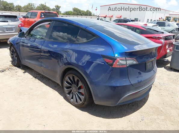 7SAYGDEF7NF529914 2022 TESLA MODEL Y Blue უკანა მარცხენა