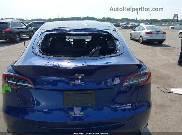 7SAYGDEF7PA049713 2023 TESLA MODEL Y Blue Вид спереду