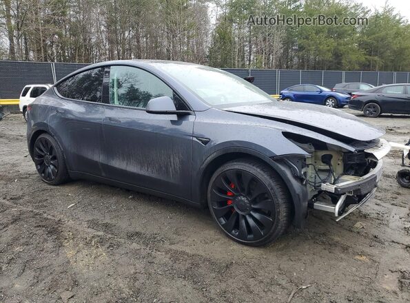 7SAYGDEF7PF588190 2023 TESLA MODEL Gray Przód prawy