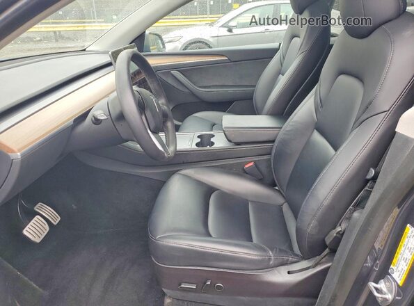 7SAYGDEF7PF588190 2023 TESLA MODEL Gray Widok wnętrza z przodu