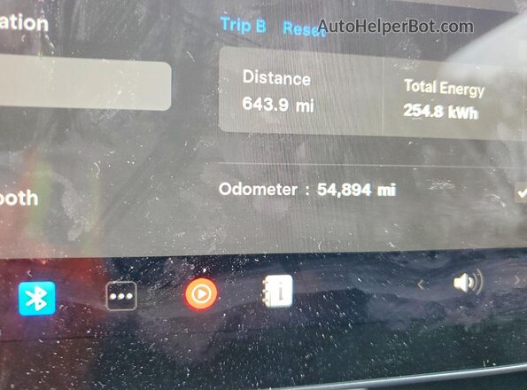 7SAYGDEF7PF588190 2023 TESLA MODEL Gray Widok zestawu wskaźników