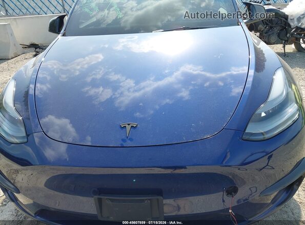 7SAYGDEF7PF667178 2023 TESLA MODEL Y Blue Вид ззаду