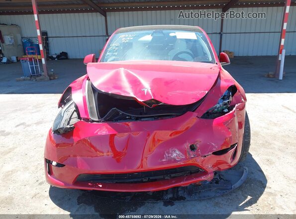 7SAYGDEF7PF740324 2023 TESLA MODEL Y Red Вид спереду
