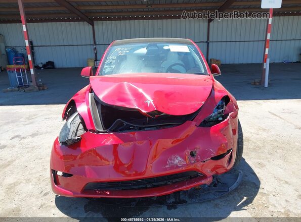 7SAYGDEF7PF740324 2023 TESLA MODEL Y Red Вид щитка приладів