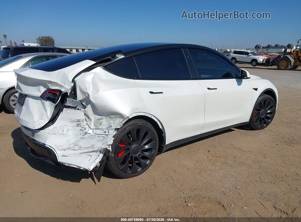 7SAYGDEF7PF804023 2023 TESLA MODEL Y White Задня права чверть