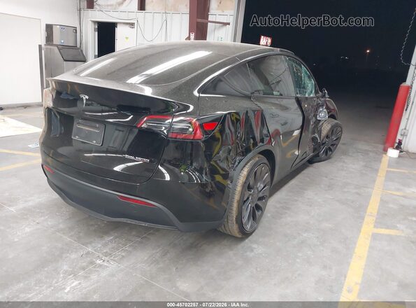 7SAYGDEF7PF913338 2023 TESLA MODEL Y Black უკანა მარჯვენა