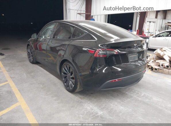 7SAYGDEF7PF913338 2023 TESLA MODEL Y Black უკანა მარცხენა