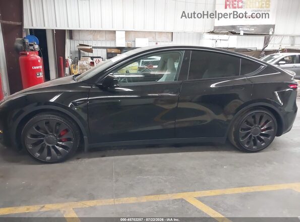 7SAYGDEF7PF913338 2023 TESLA MODEL Y Black ხელსაწყოთა პანელის ხედი