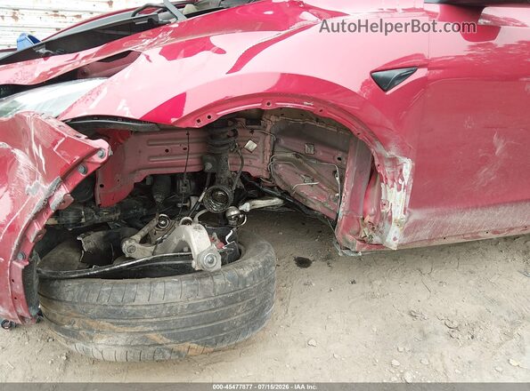 7SAYGDEF7RF043061 2024 TESLA MODEL Y Red Vista frontal