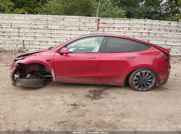 7SAYGDEF7RF043061 2024 TESLA MODEL Y Red Vista interior de 360 grados