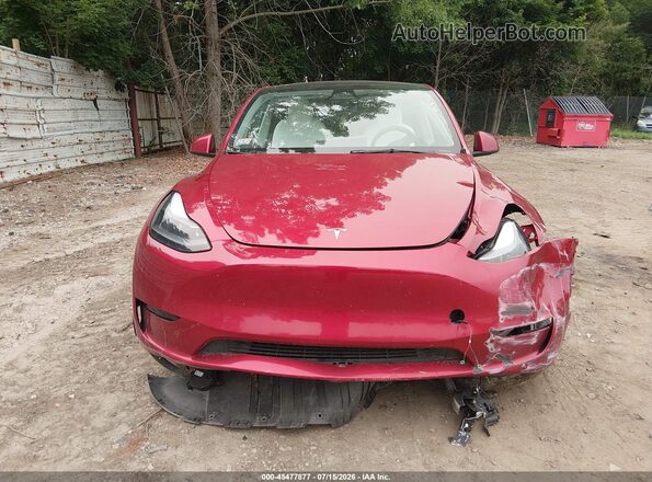 7SAYGDEF7RF043061 2024 TESLA MODEL Y Red Vista del cuadro de instrumentos
