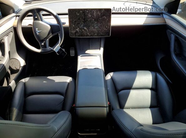 7SAYGDEF7RF043335 2024 TESLA MODEL Gray Առջևի վահանակի տեսք