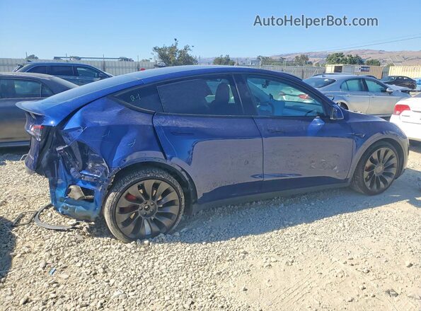 7SAYGDEF8NF348417 2022 TESLA MODEL Blue Tył prawy