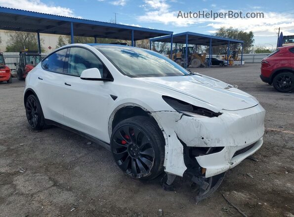 7SAYGDEF8NF489990 2022 TESLA MODEL White წინა მარჯვენა