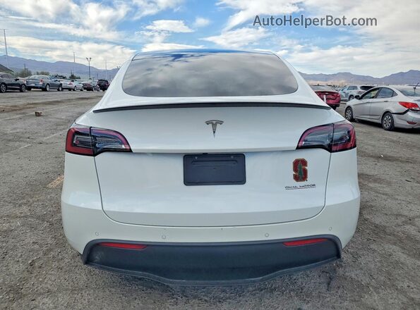 7SAYGDEF8NF489990 2022 TESLA MODEL White უკანა ხედი