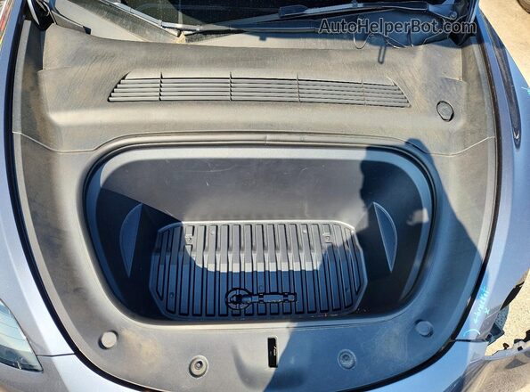 7SAYGDEF8NF546477 2022 TESLA MODEL Gray Вид задньої частини салону